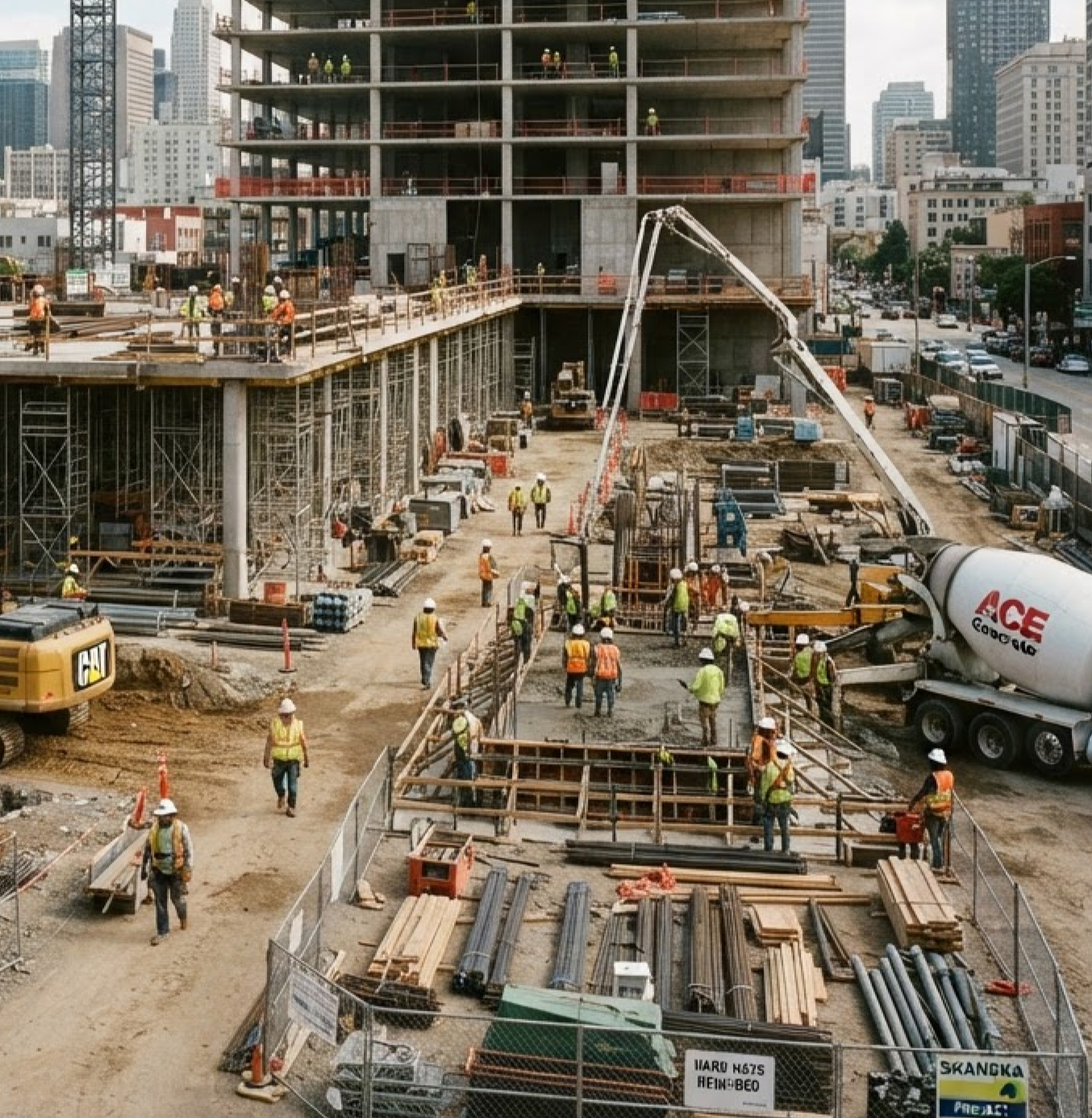 HR software for construction companies managing employee scheduling, time tracking and workforce operations across job sites