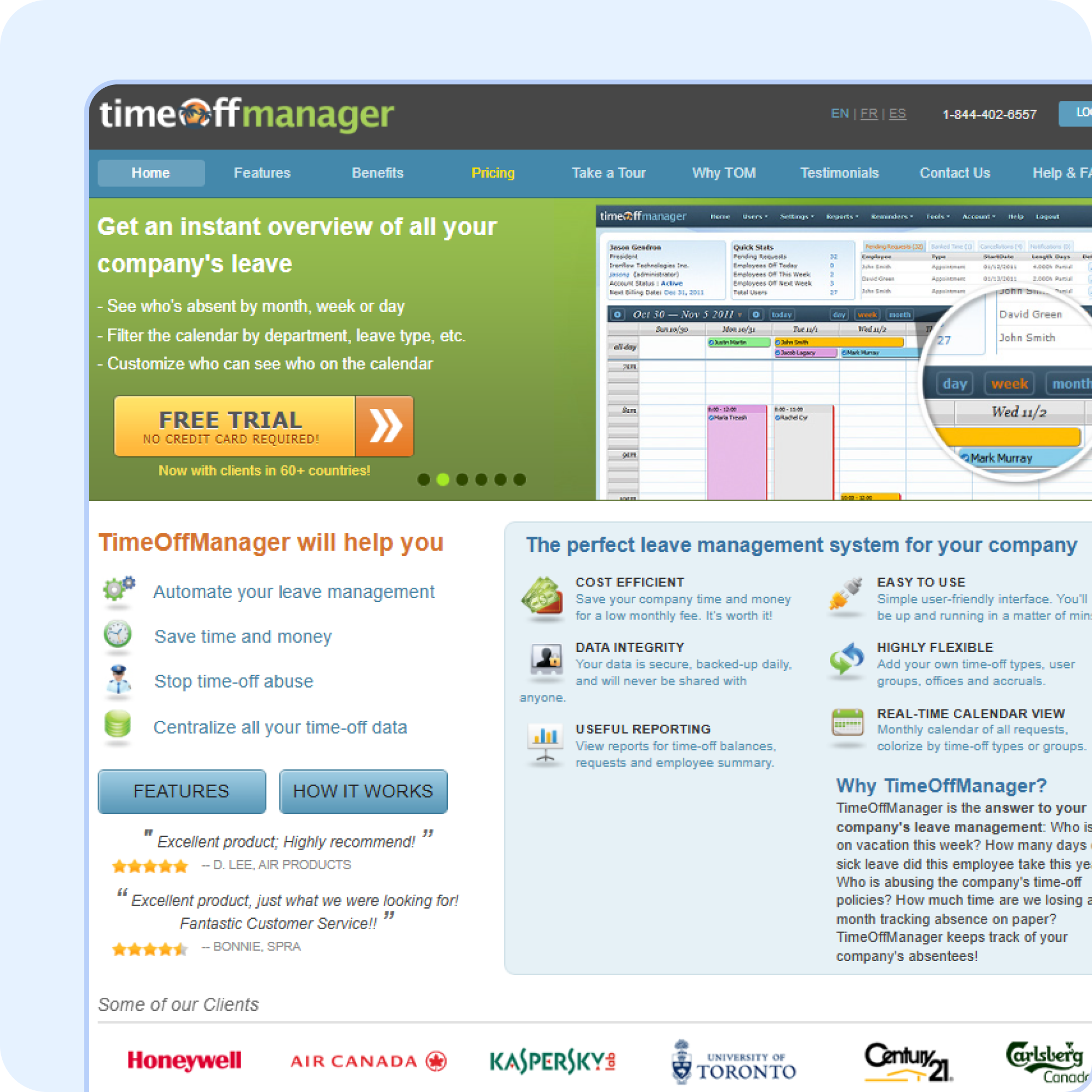 timeoff manager 2017 image_ TimeOffManager legacy leave management software before the evolution and rebranding to PurelyHR